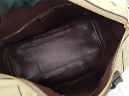 Loewe Fusta Ostrich Anagram Beige Brown GHW 2011