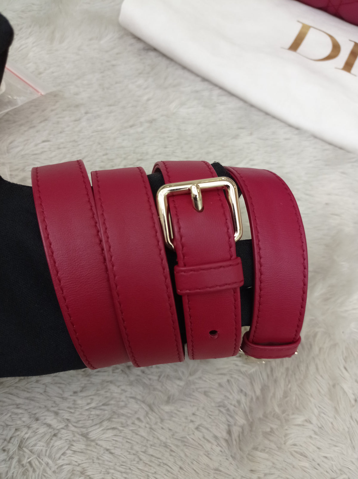 Lady Dior Medium Lamb Burgundy GHW 2020
