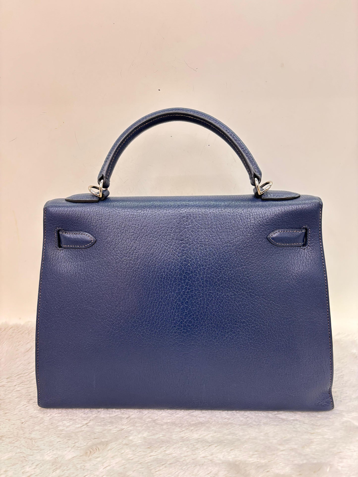 K32 Chevre Coromandel Blue De Malt PHW #L square