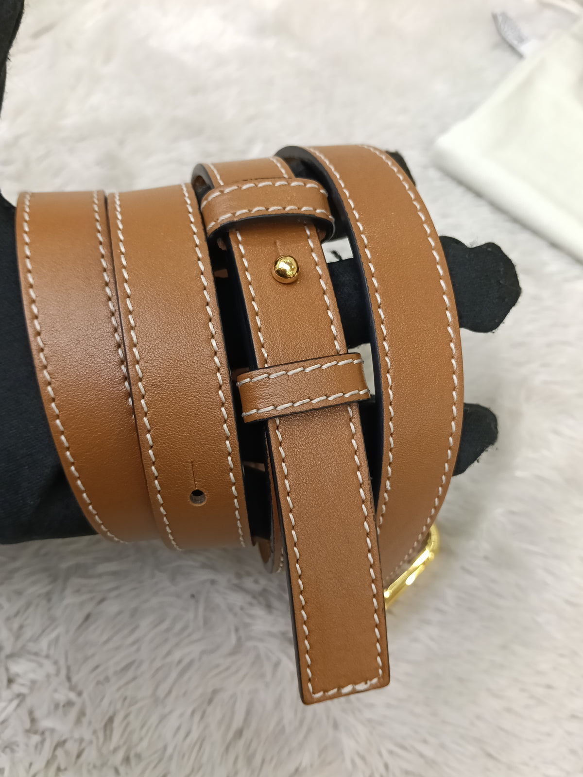 Loewe Puzzle Small Grained Caramel SHW 2020