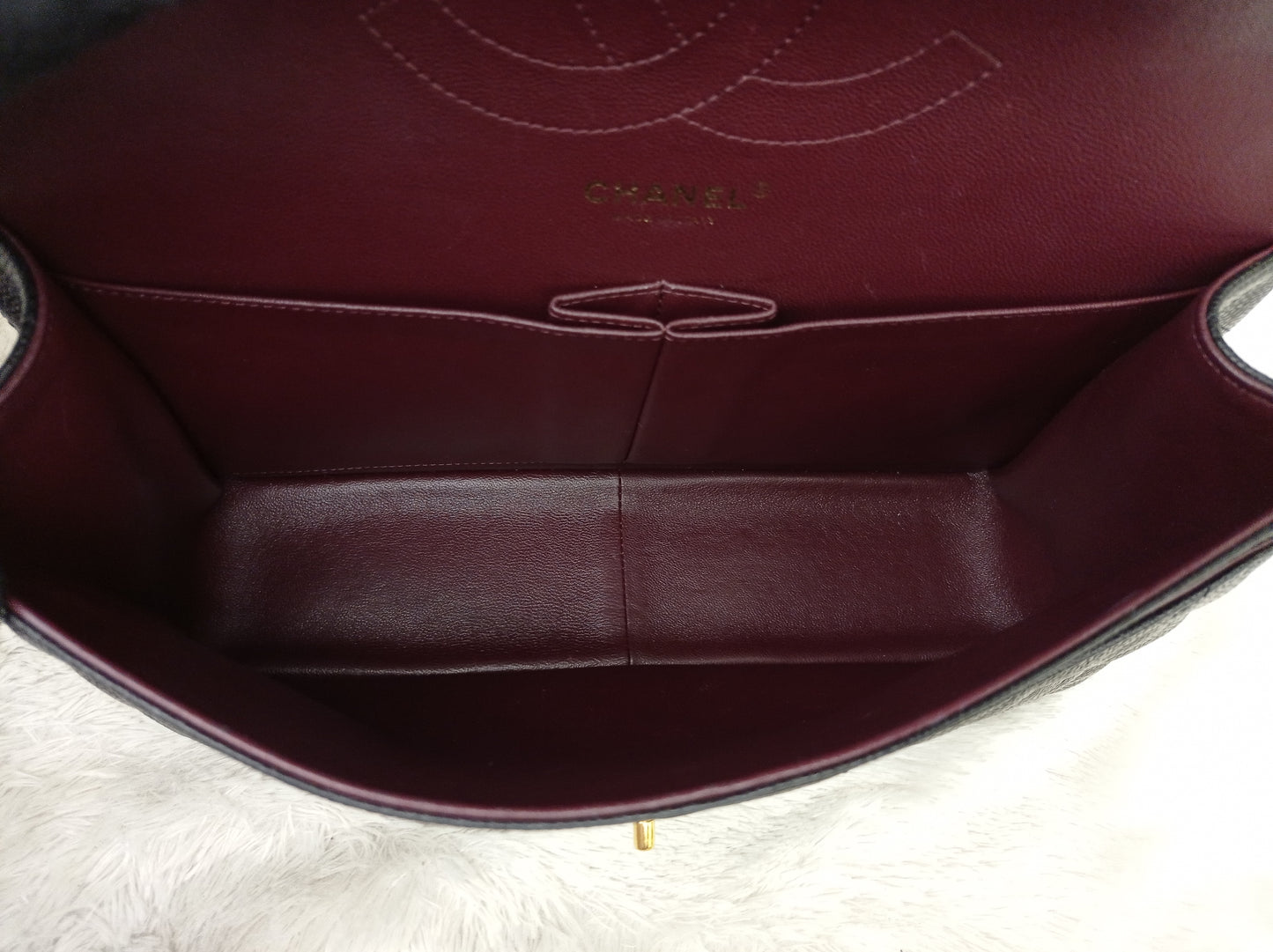 Chanel Jumbo Caviar Black GHW DF #24