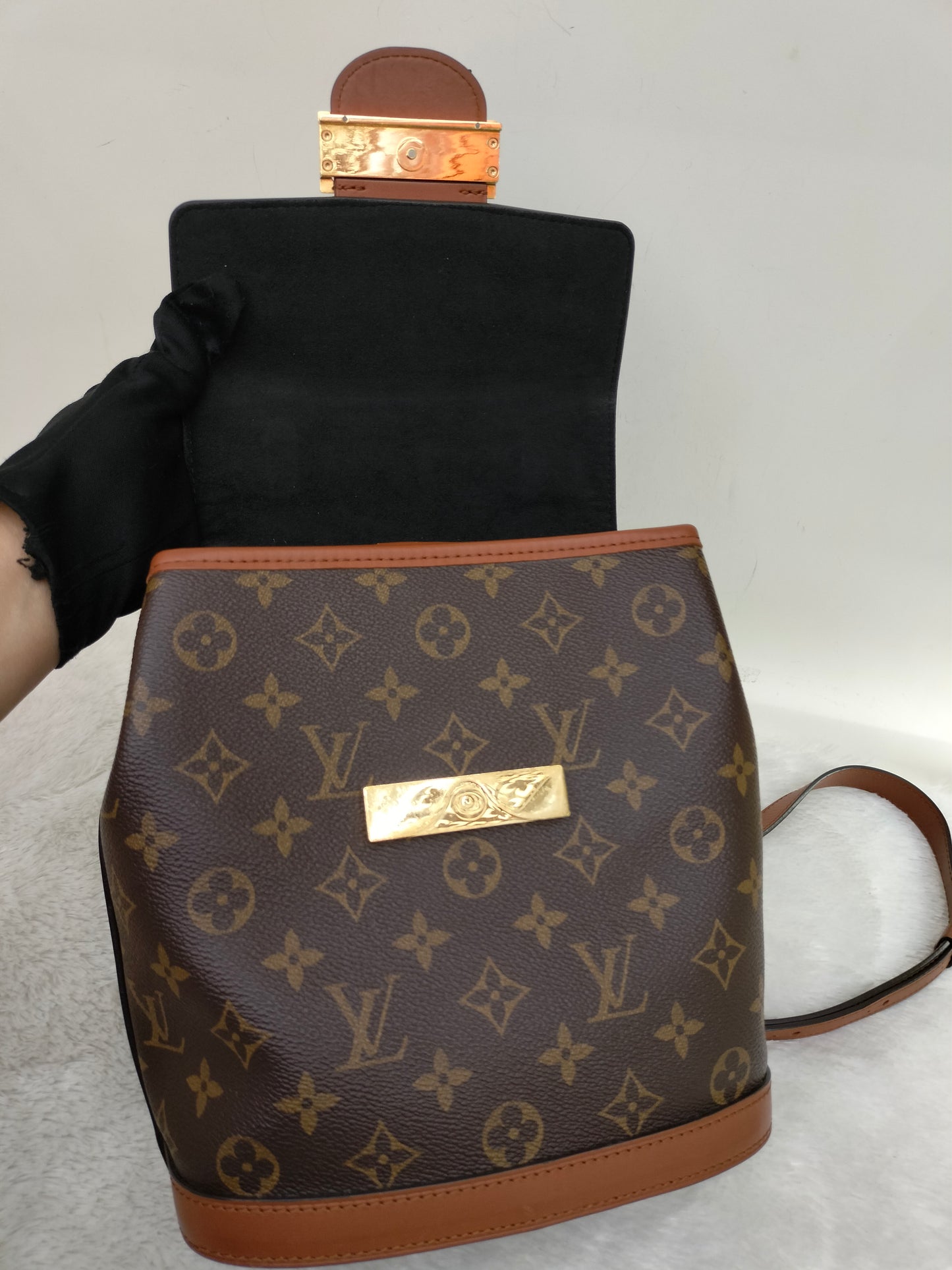 LV Dauphine Backpack Monogram Reverse 2020