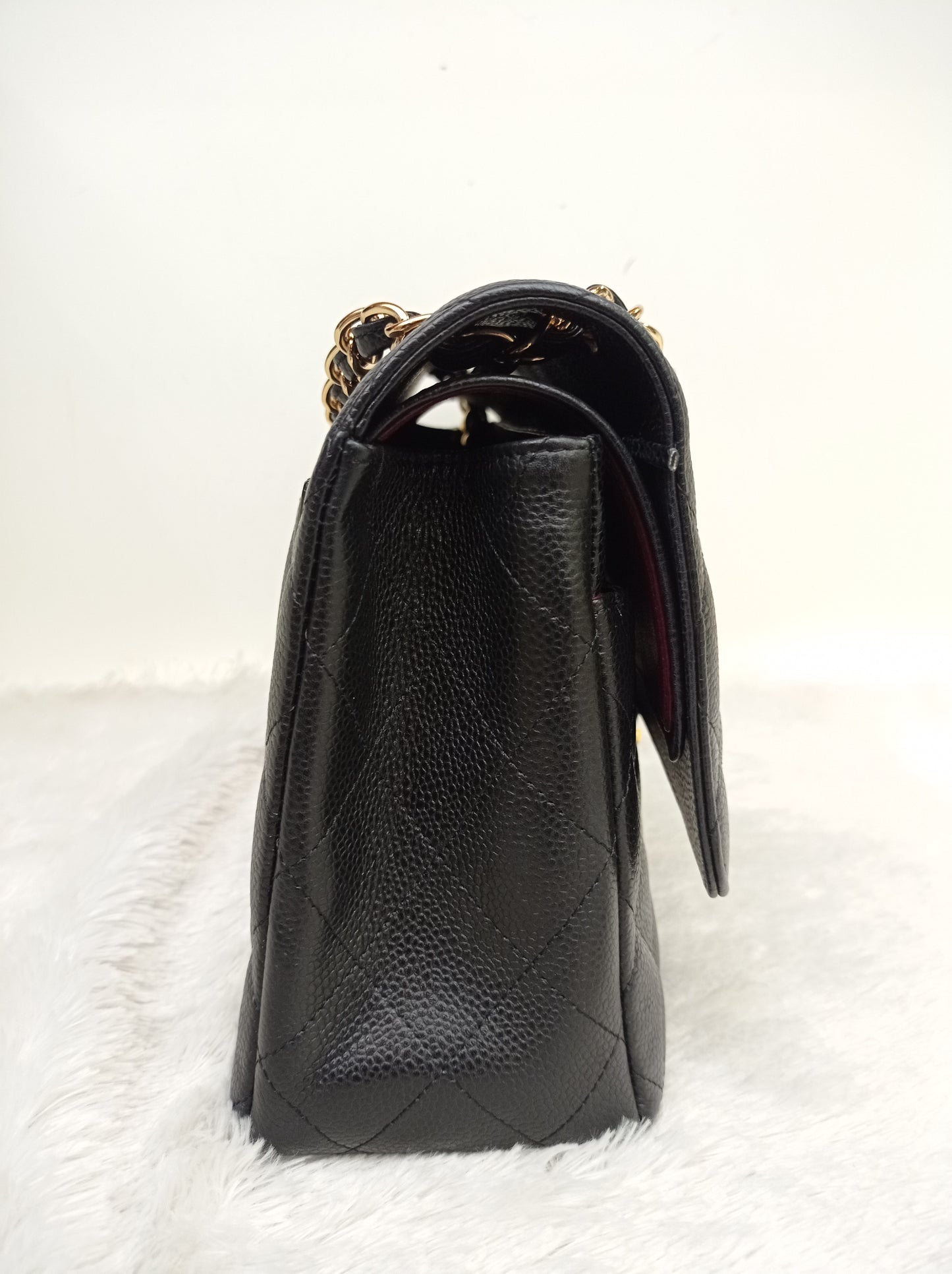 Chanel Jumbo Caviar Black GHW DF #17
