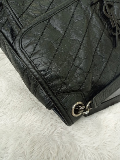 YsL Niki Medium Calfskin Black RHW 2018
