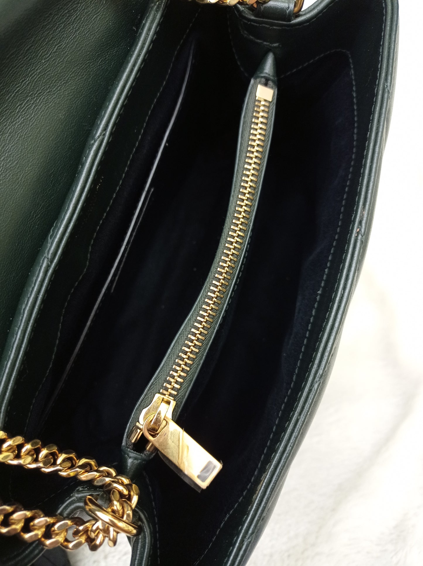 YsL Lou Lou Small Lamb Emerald Green GHW 2019