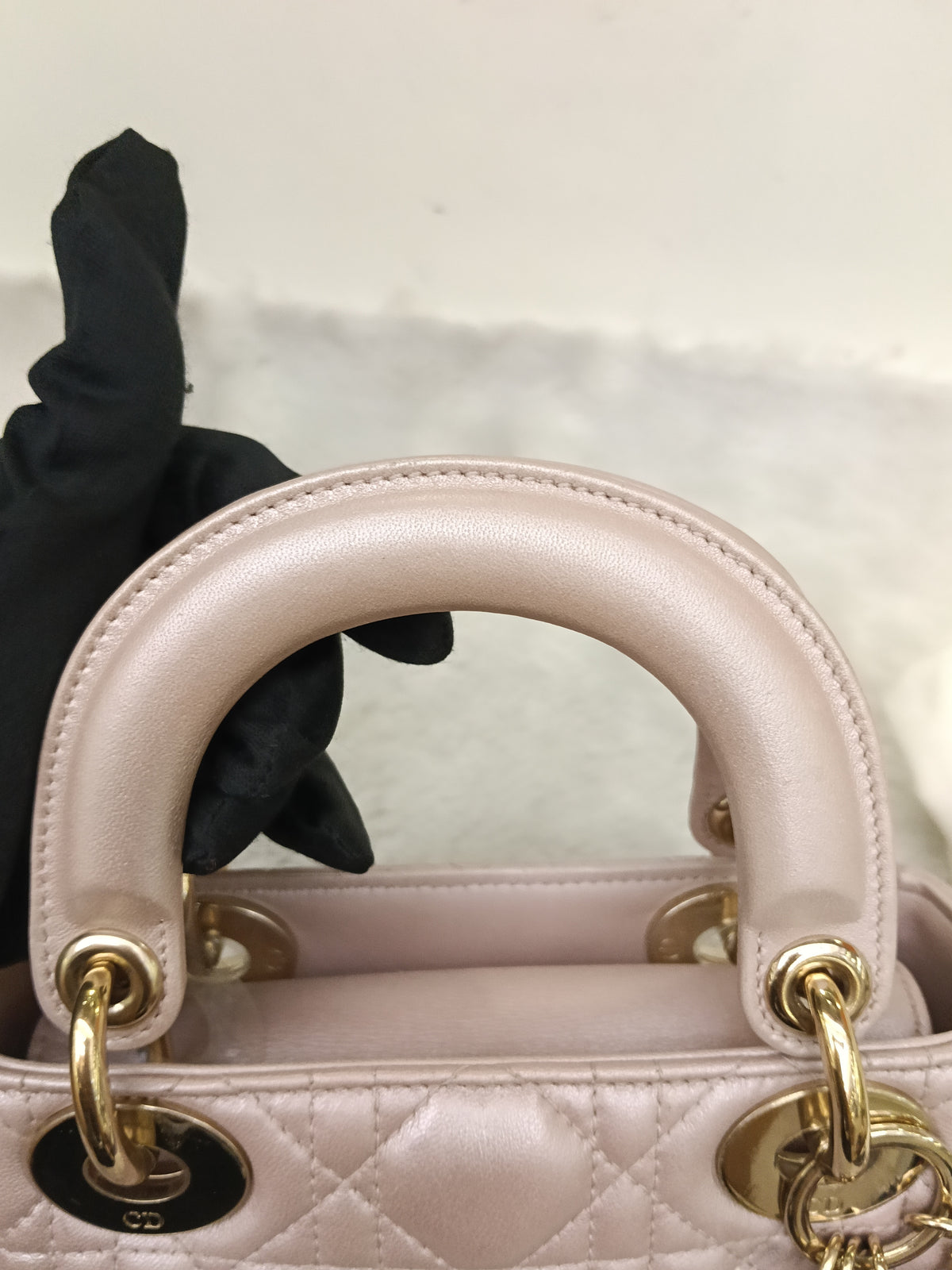 Lady Dior Mini Iridescent Lotus GHW 2018