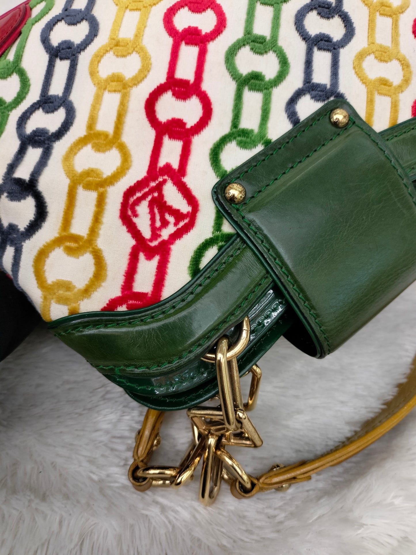 LV Mini Linda Charms Velvet Chains Multicolour 2006