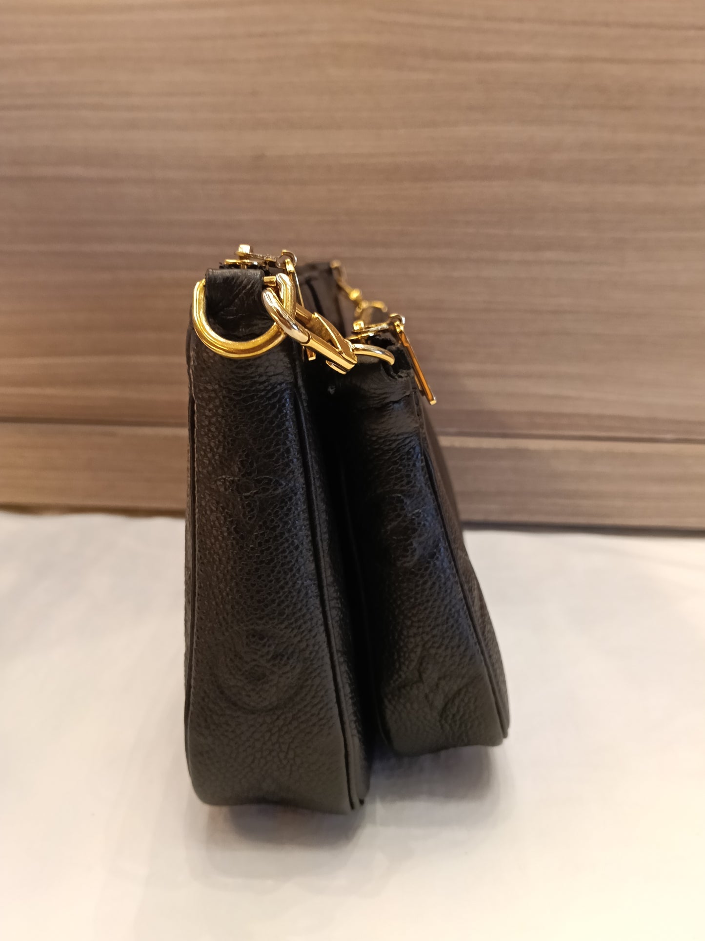 LV Multi Pochette Accesories NV Monogram Empreinte Noir (CHIP)