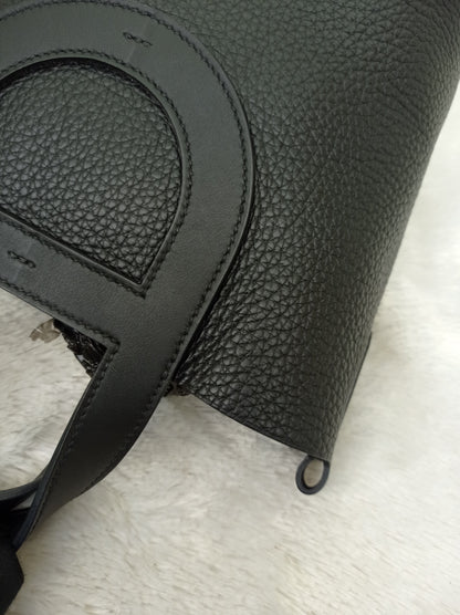 *LikeNew* Hermes In The Loop 18 Clem Swift Noir GHW #W