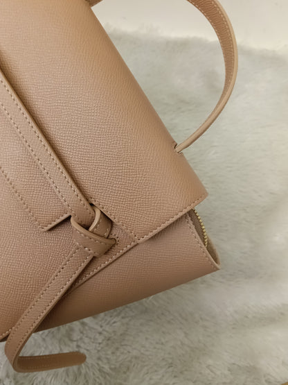 Celine Nano Belt Grained Desert Rose GHW 2020