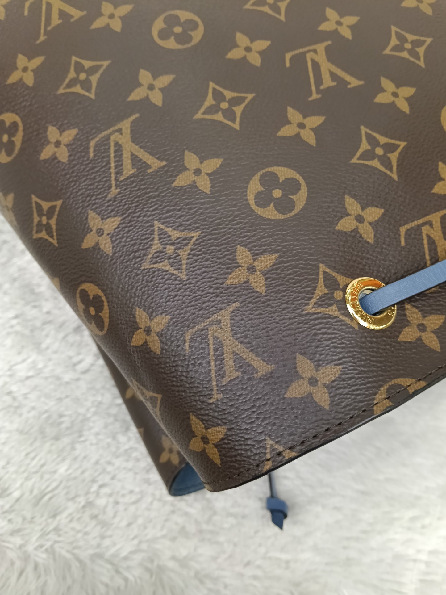 LV Neo Noe MM Monogram Blue Jean 2018