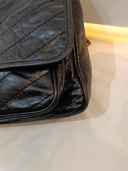 YsL Niki Medium Calfskin Black RHW 2019