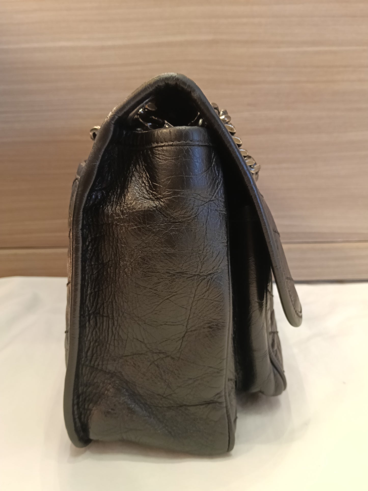 YsL Niki Medium Calfskin Black RHW 2018