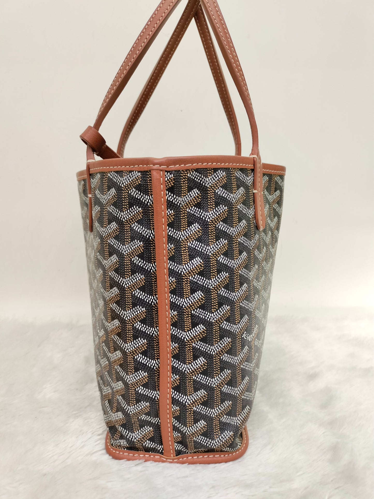 Goyard Anjou Mini Black Tan