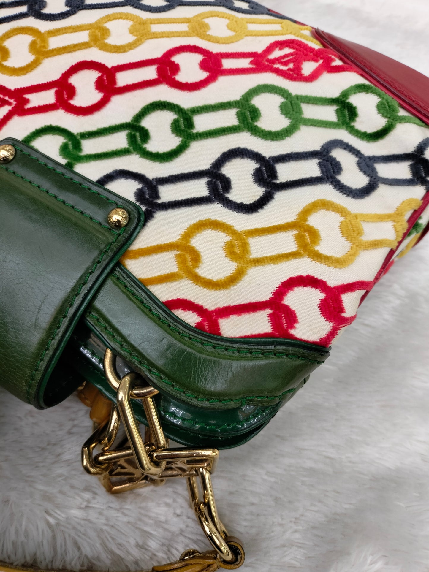 LV Mini Linda Charms Velvet Chains Multicolour 2006