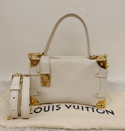 LV Side Trunk PM Grained Calfskin Chalk (CHIP)