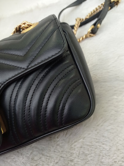 Gucci Marmont Mini Black GHW