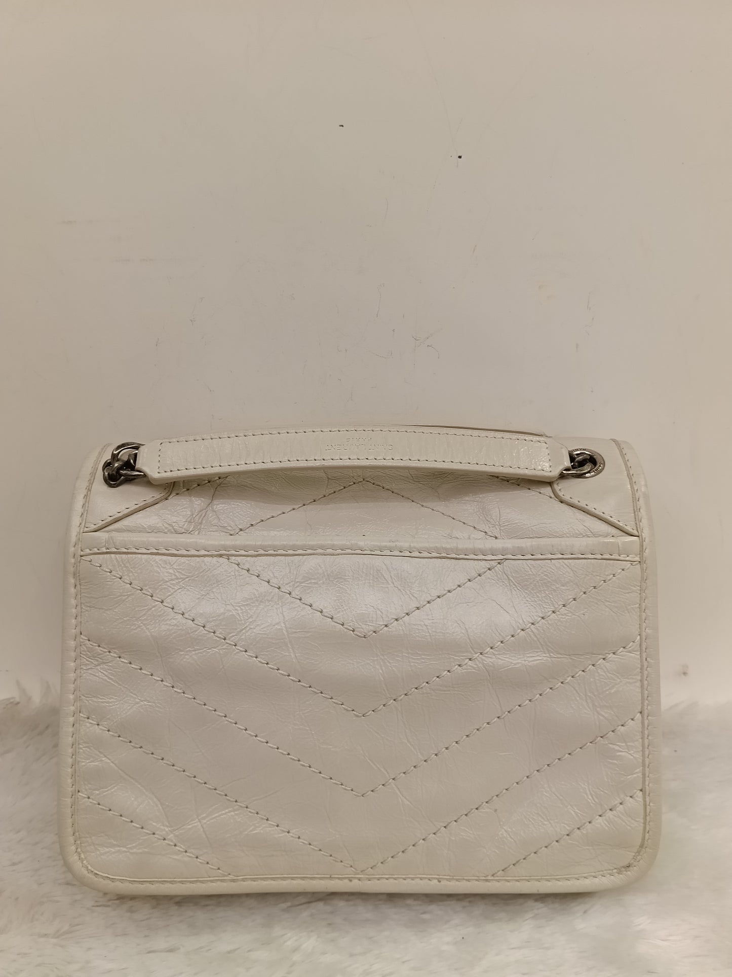 YsL Niki Baby Calfskin Ivory RHW 2022