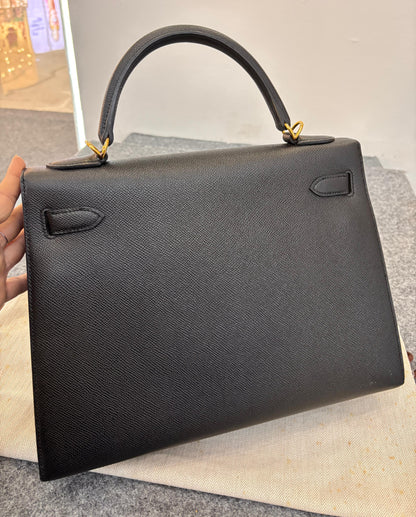 K32 Epsom Sellier Black GHW #A