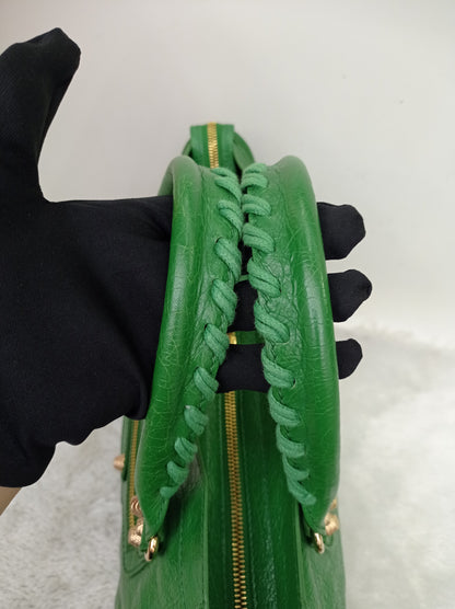 Balenciaga Reguler City Classic Giant Green GHW 2015