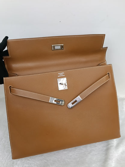 K35 Epsom Sellier Gold PHW #J square