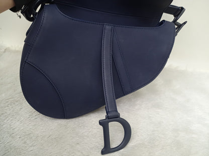 Dior Saddle Medium Ultra Matte Blue 2020