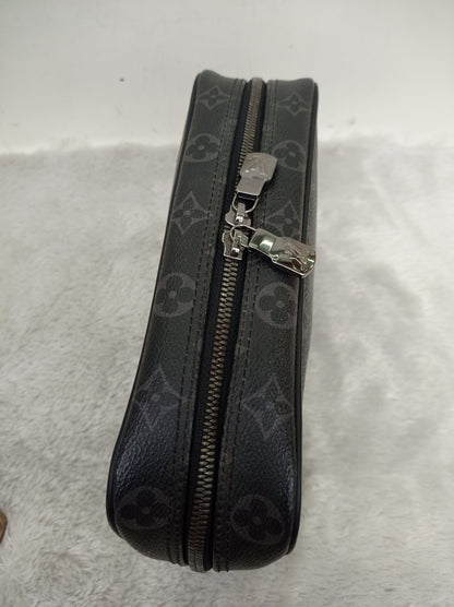 LV Toilet Pouch GM Monogram Eclipse 2017