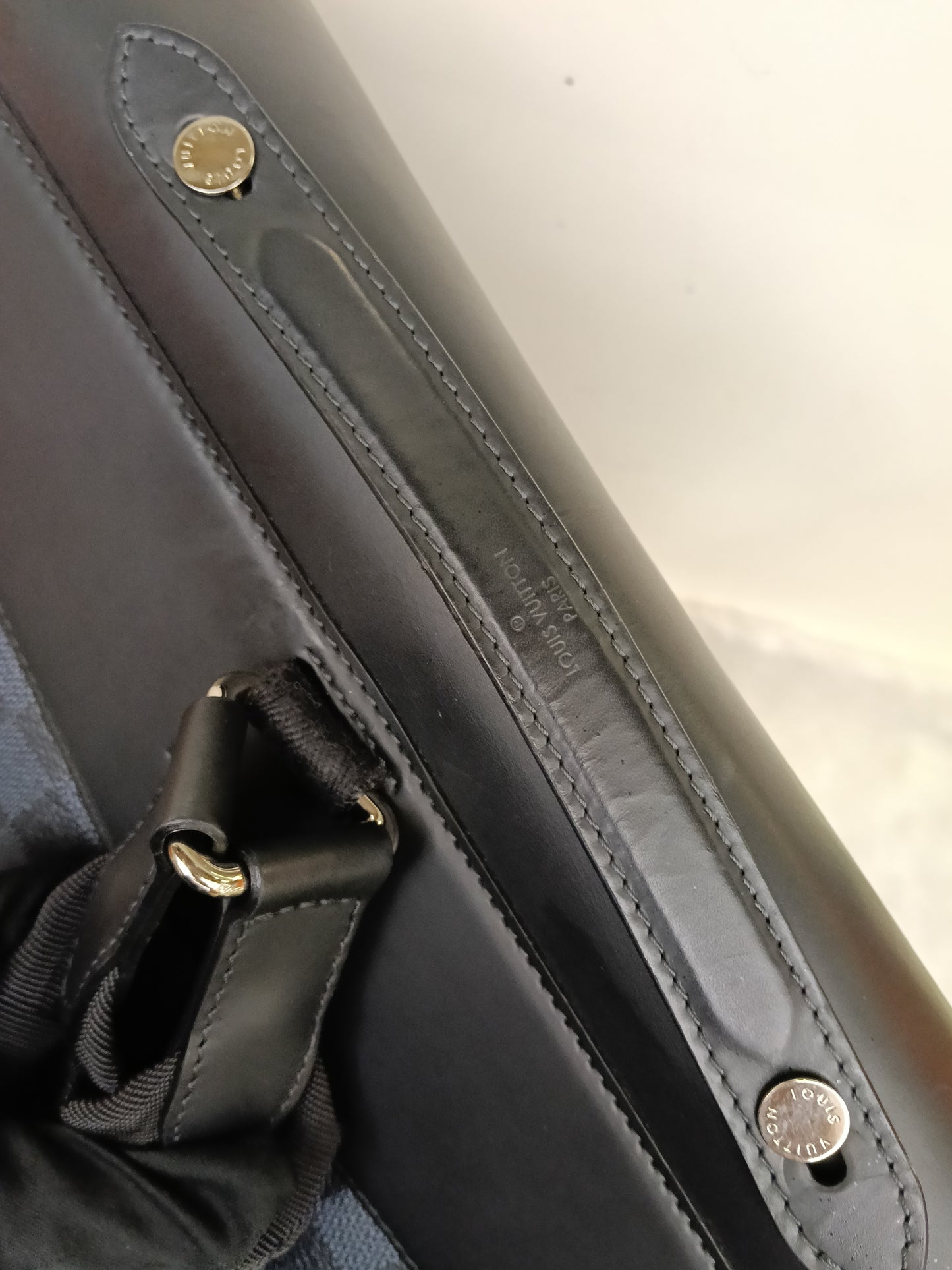 LV Newport Backpack Damier Graphite Cobalt 2016