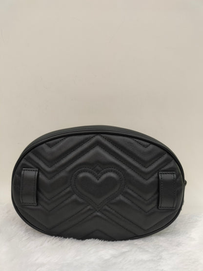 Gucci Marmont Belt Bag Black GHW