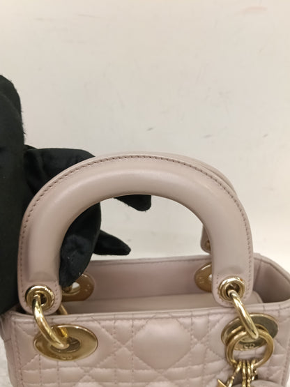 Lady Dior Mini Lamb Blush GHW 2017