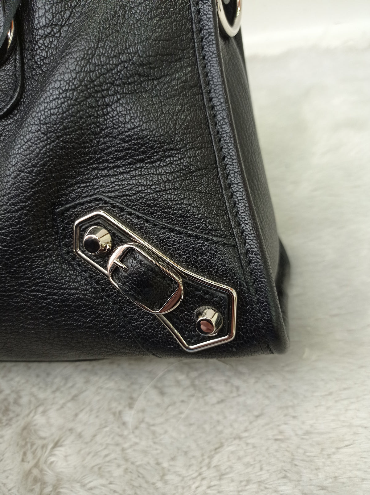 Balenciaga Small City Edge Black SHW 2024