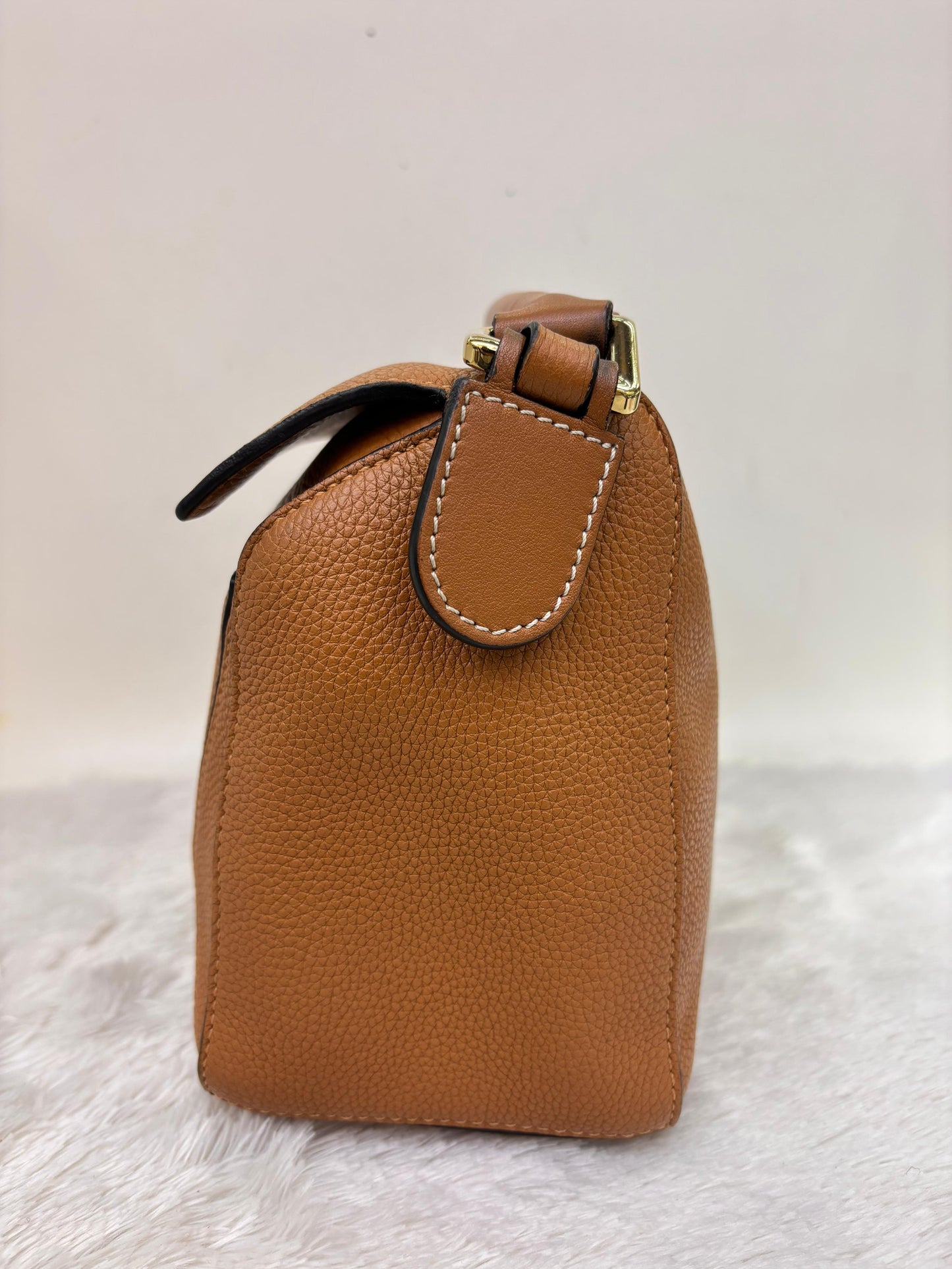 Loewe Puzzle Small Grained Tan GHW 2019