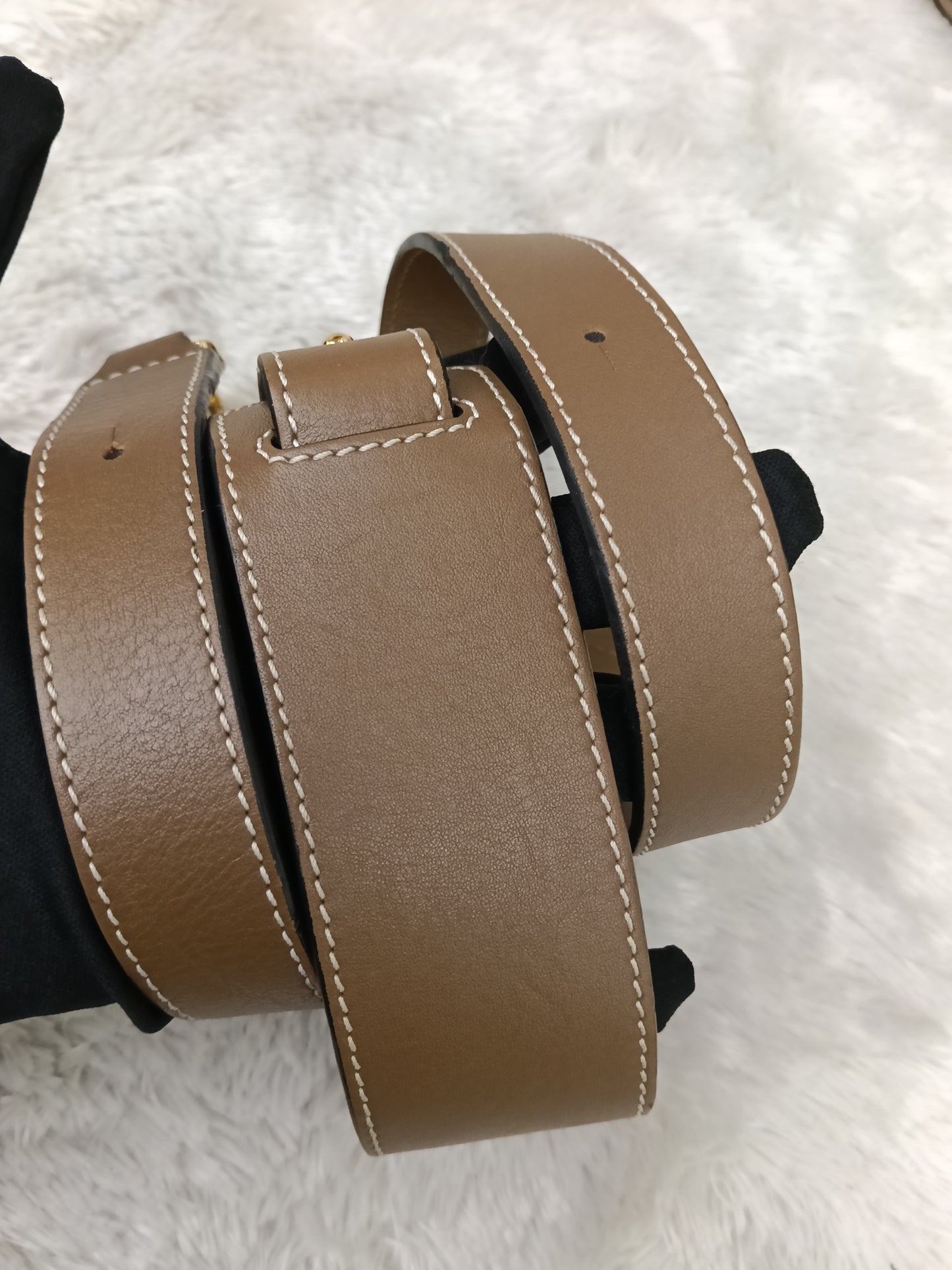 Loewe Puzzle Medium Grained Sand Mink GHW 2018