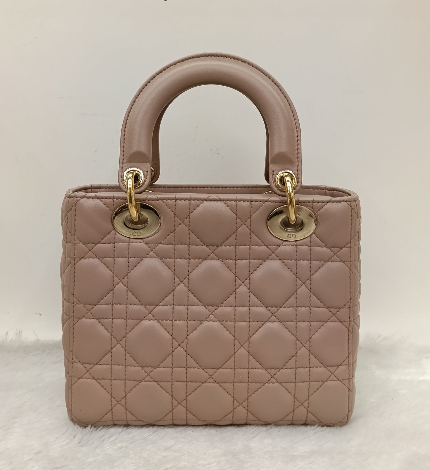 Lady Dior Small Lamb Fard GHW 2019