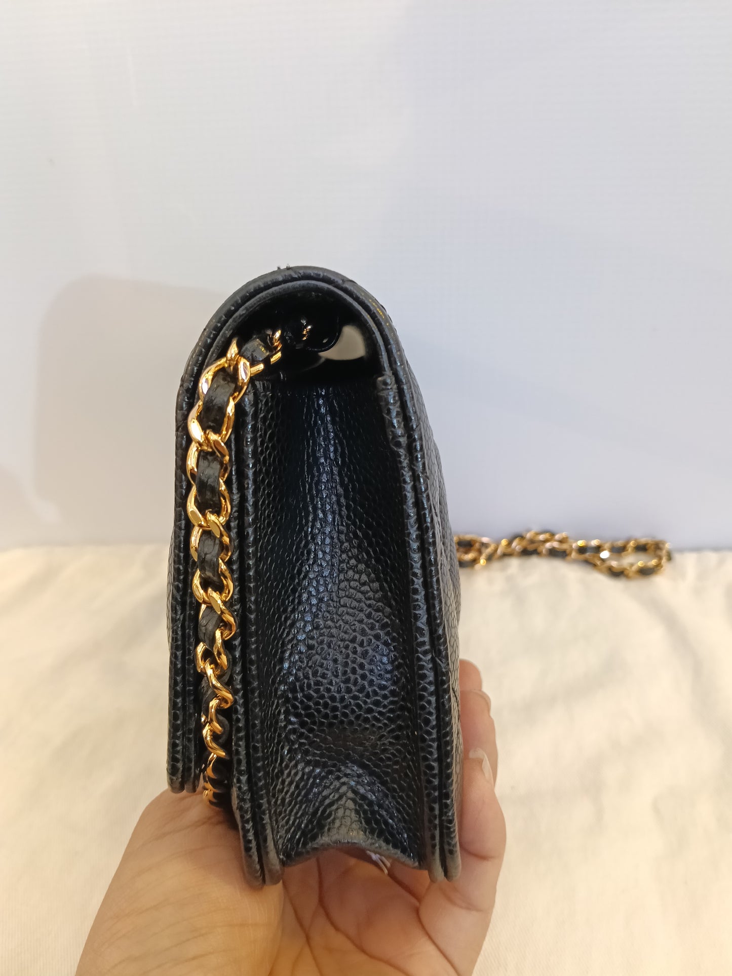 Chanel WOC Caviar Black GHW #29