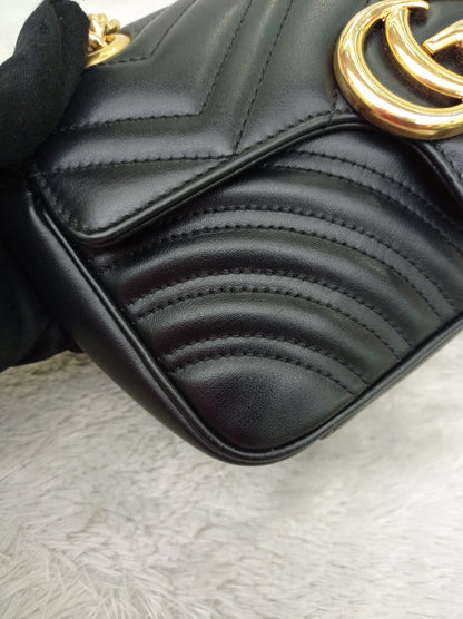 Gucci Marmont Mini Black GHW