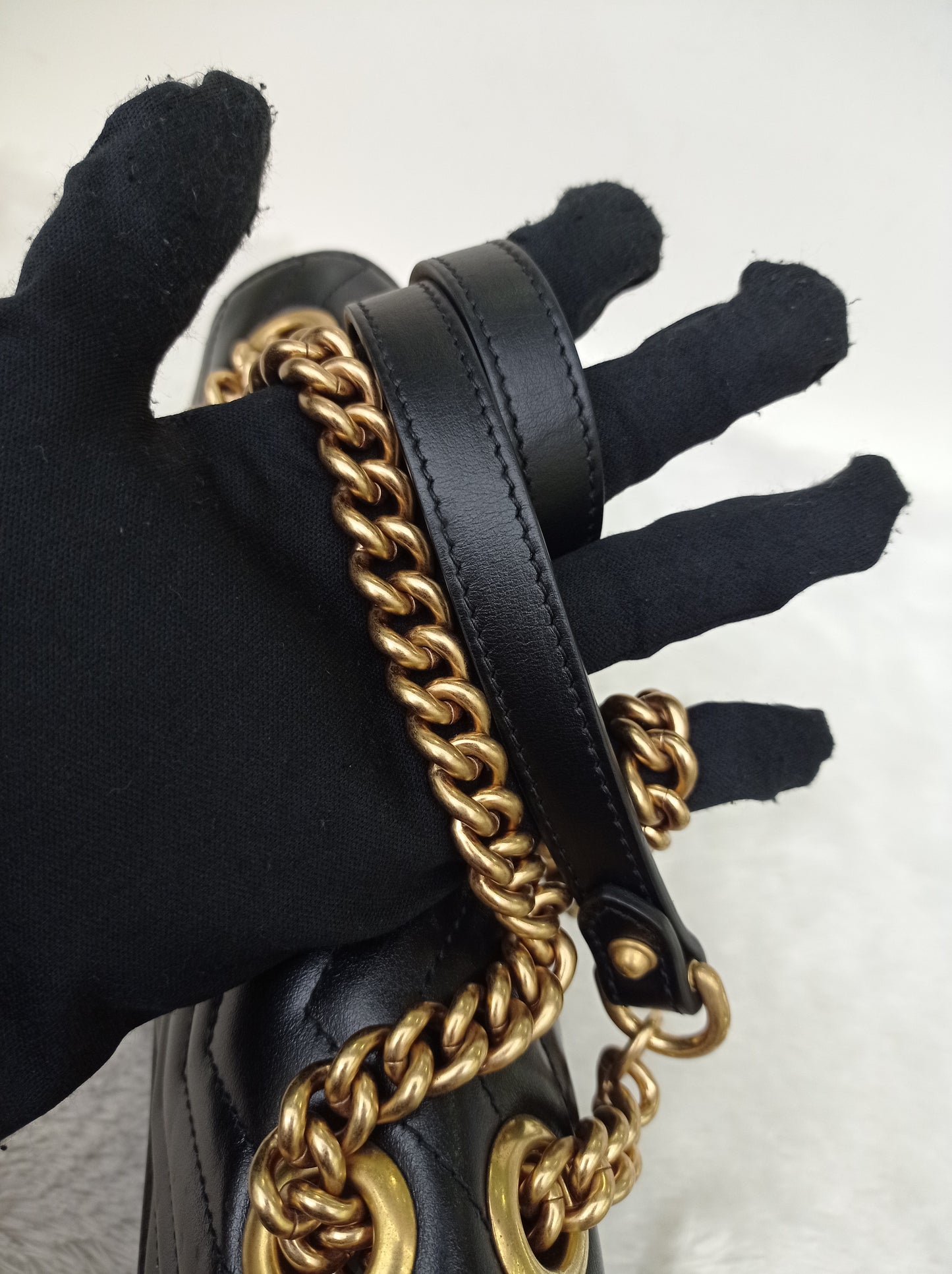 Gucci Marmont Small Black GHW