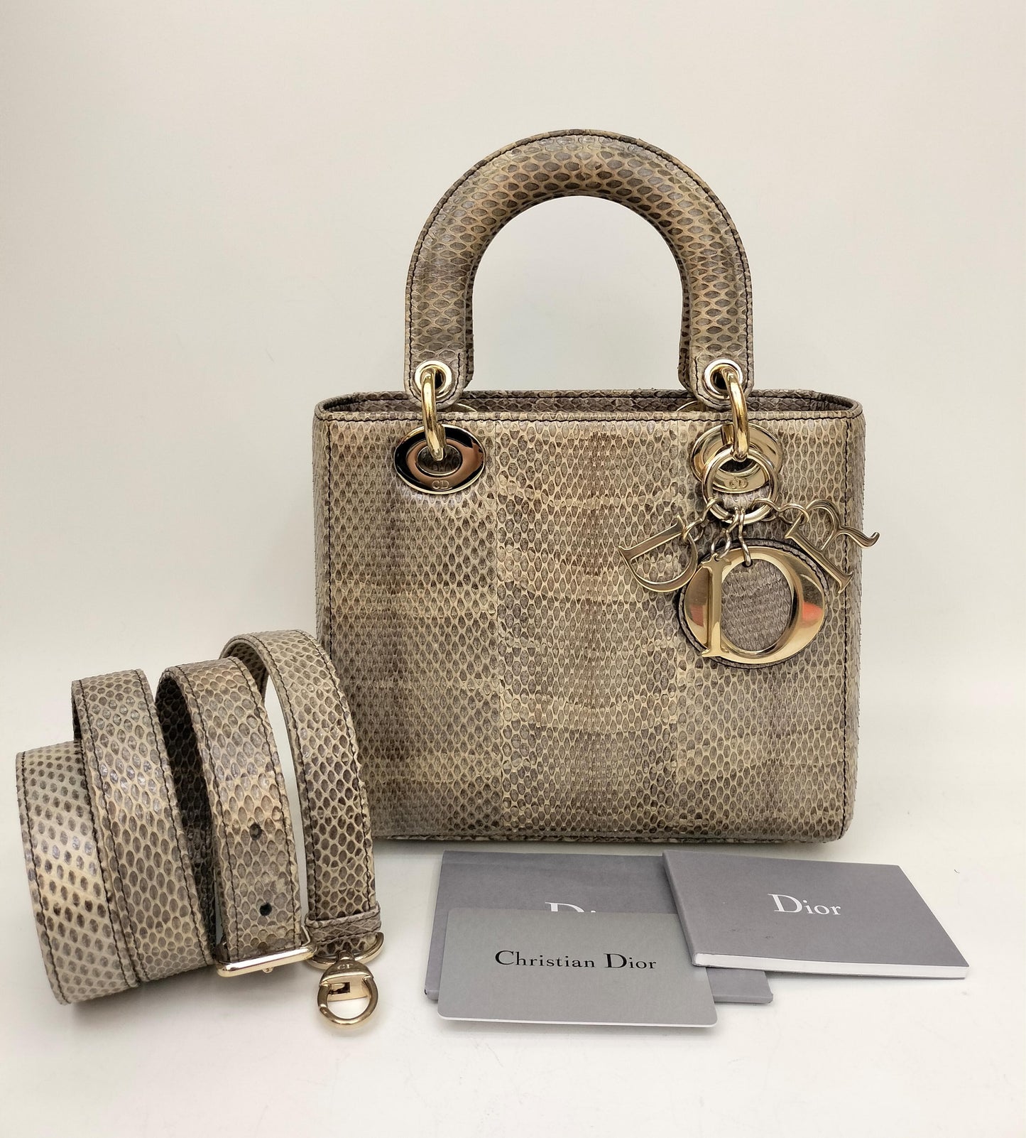 Lady Dior Small Python GHW 2018