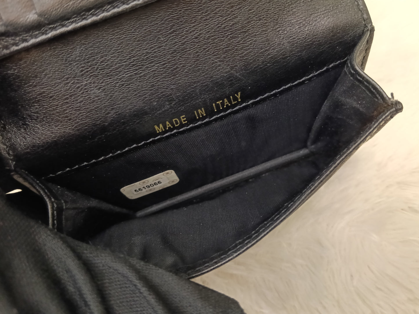 Chanel Trifold Wallet Caviar Black GHW #5
