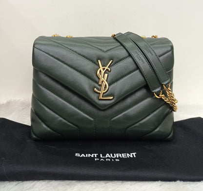 YsL Lou Lou Small Lamb Emerald Green GHW 2019
