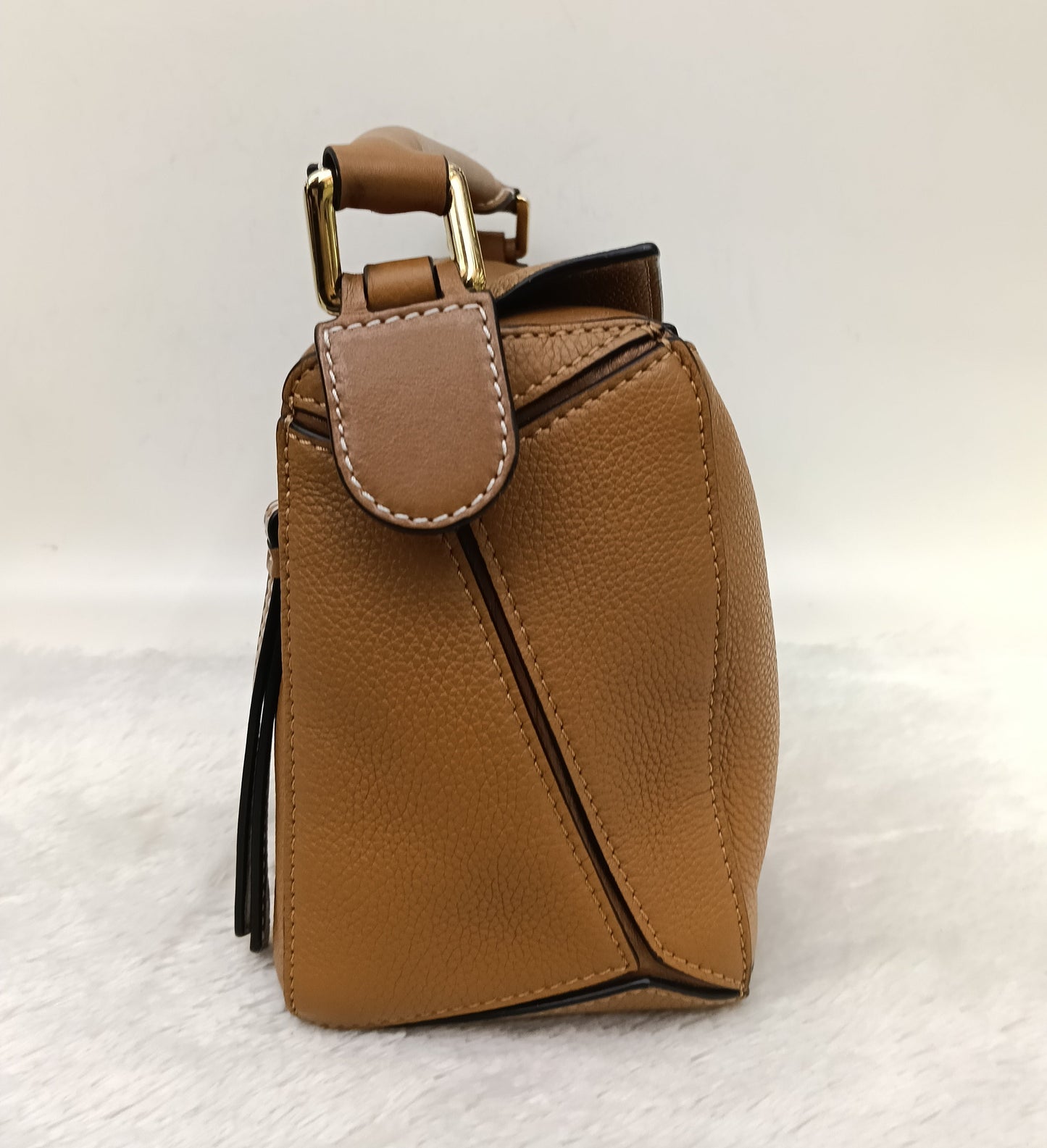 Loewe Puzzle Small Grained Light Caramel GHW 2019