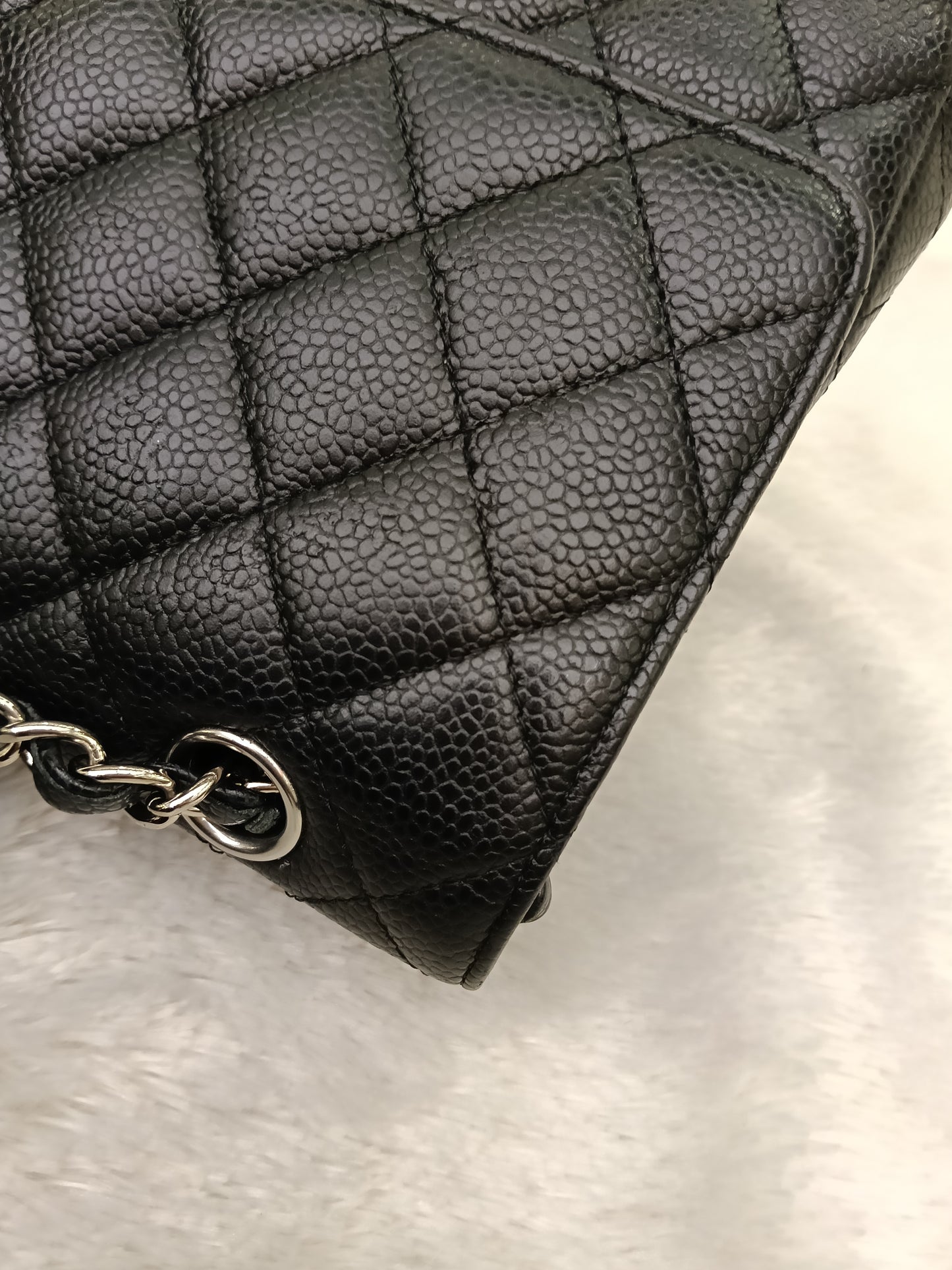 Chanel Medium Caviar Black SHW DF #21