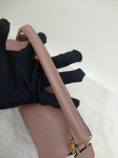 Loewe Puzzle Small Grained Dark Blush GHW 2021