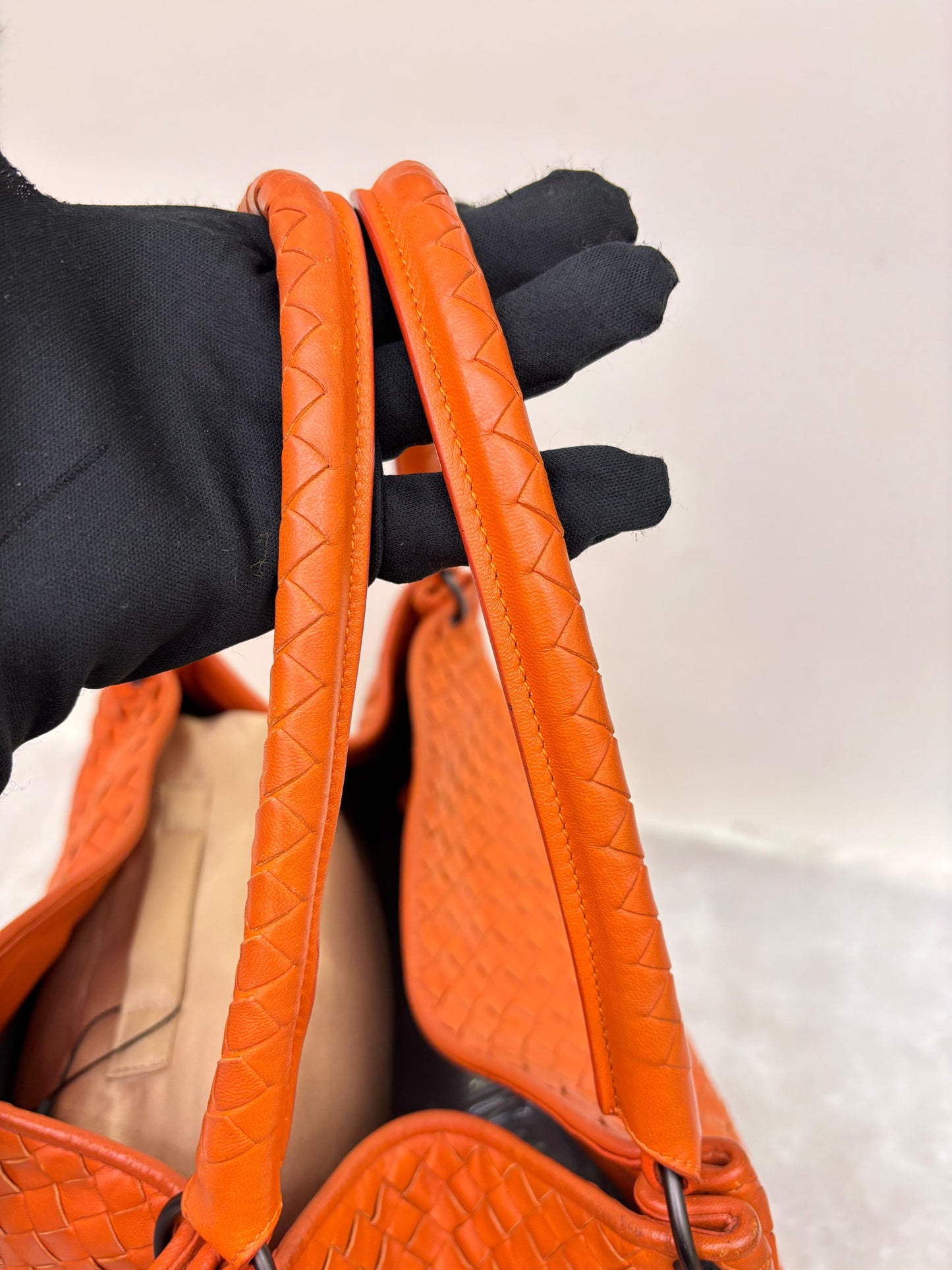 Bottega Veneta Parachute Intrecciato Tote Orange RHW 2011