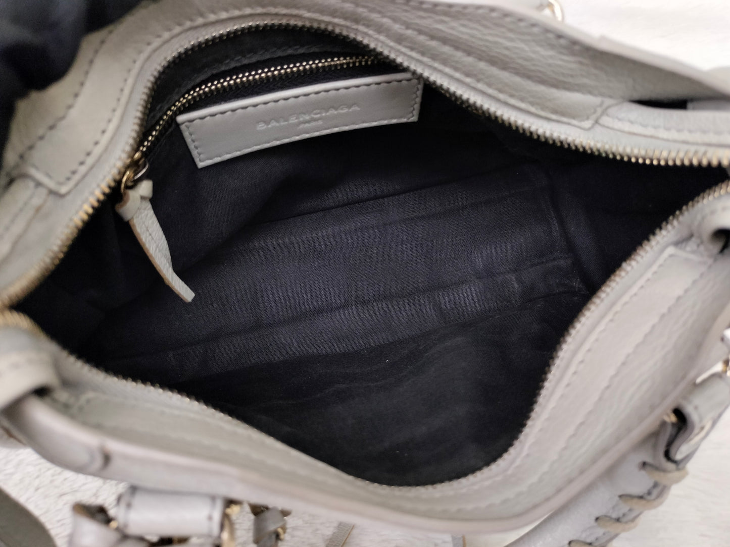 Balenciaga Mini City Edge Light Grey LGHW