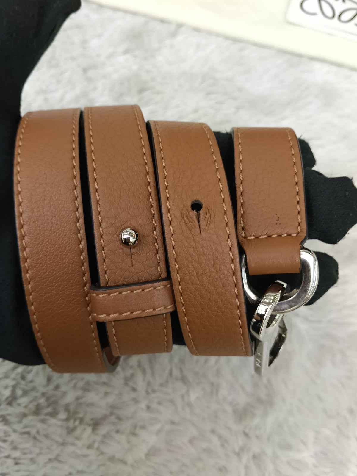 Loewe Puzzle Small Tan SHW 2021