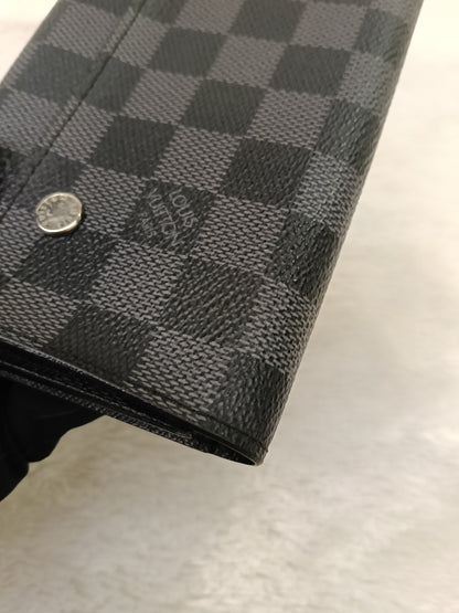 LV Portefeuille Long Modulable Wallet Graphite