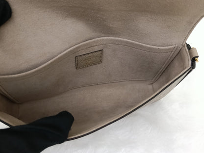 LV Felicie GM NV Monogram Empreinte Tourterelle Creme 2024 (CHIP)
