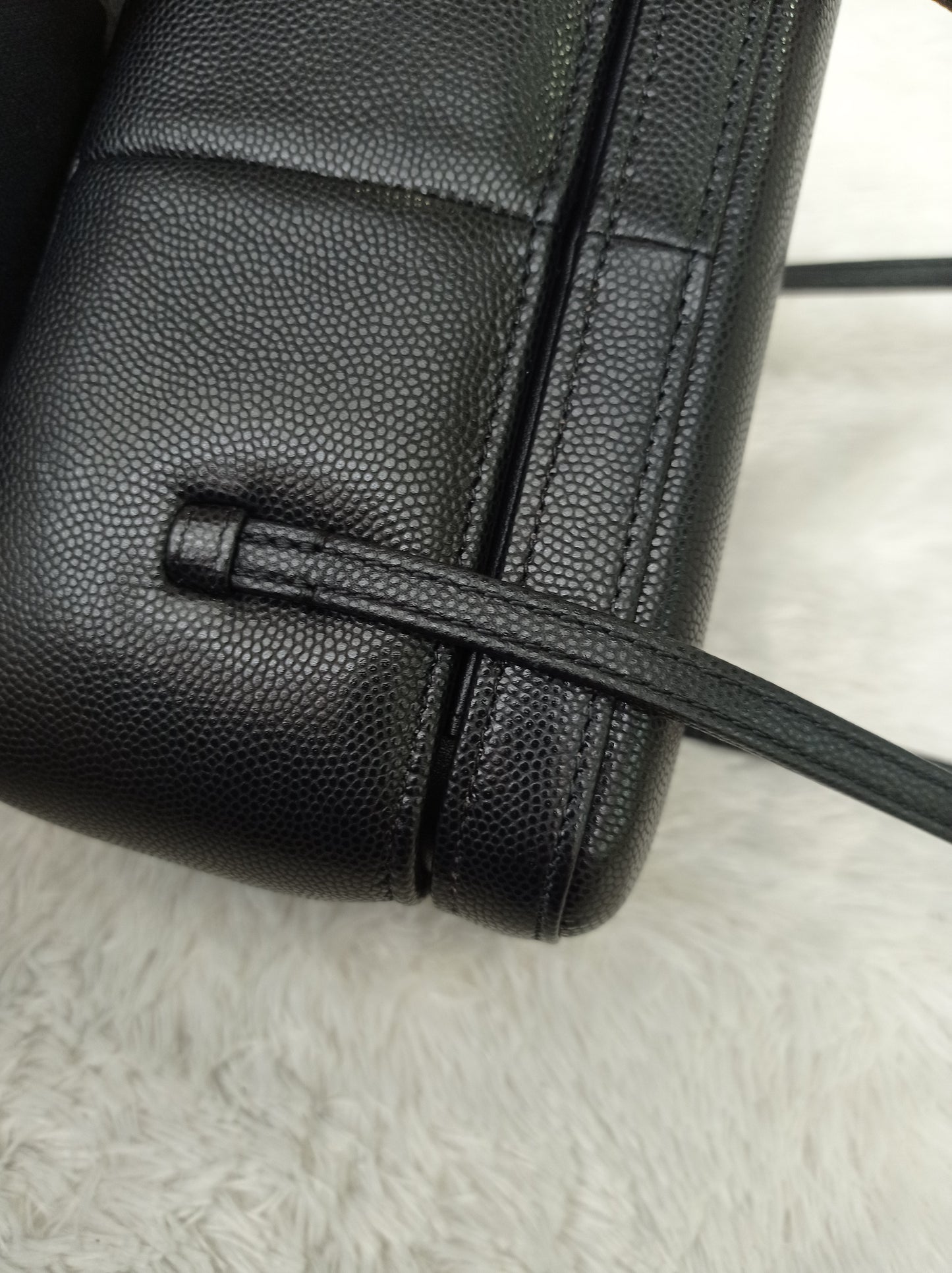 *NEW* Chanel Preppy Coco Long Vanity with Straps Black Caviar GHW (CHIP)