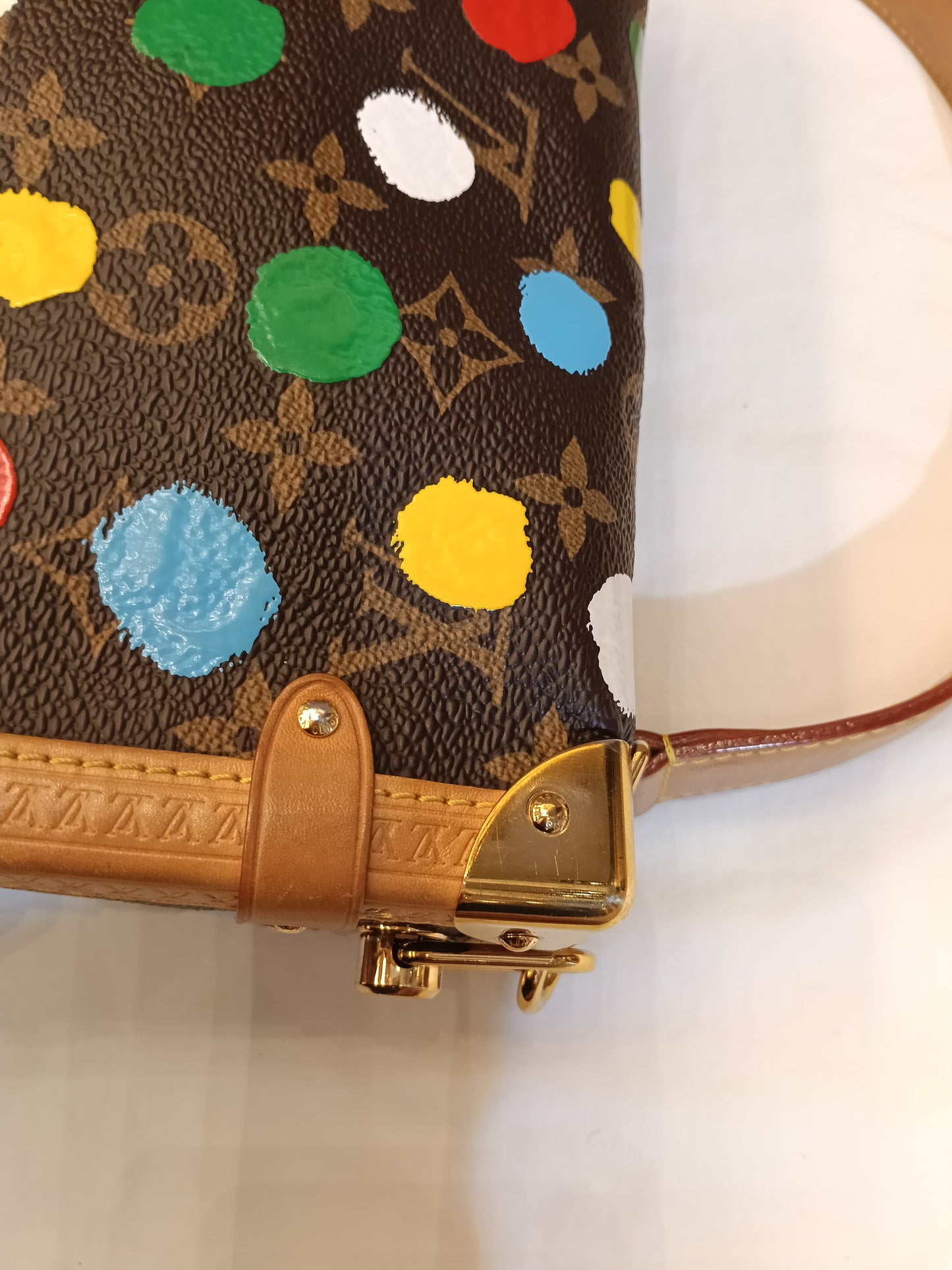 LV X Yayoi Kusama Side Trunk MM Monogram 3D Dots (CHIP)